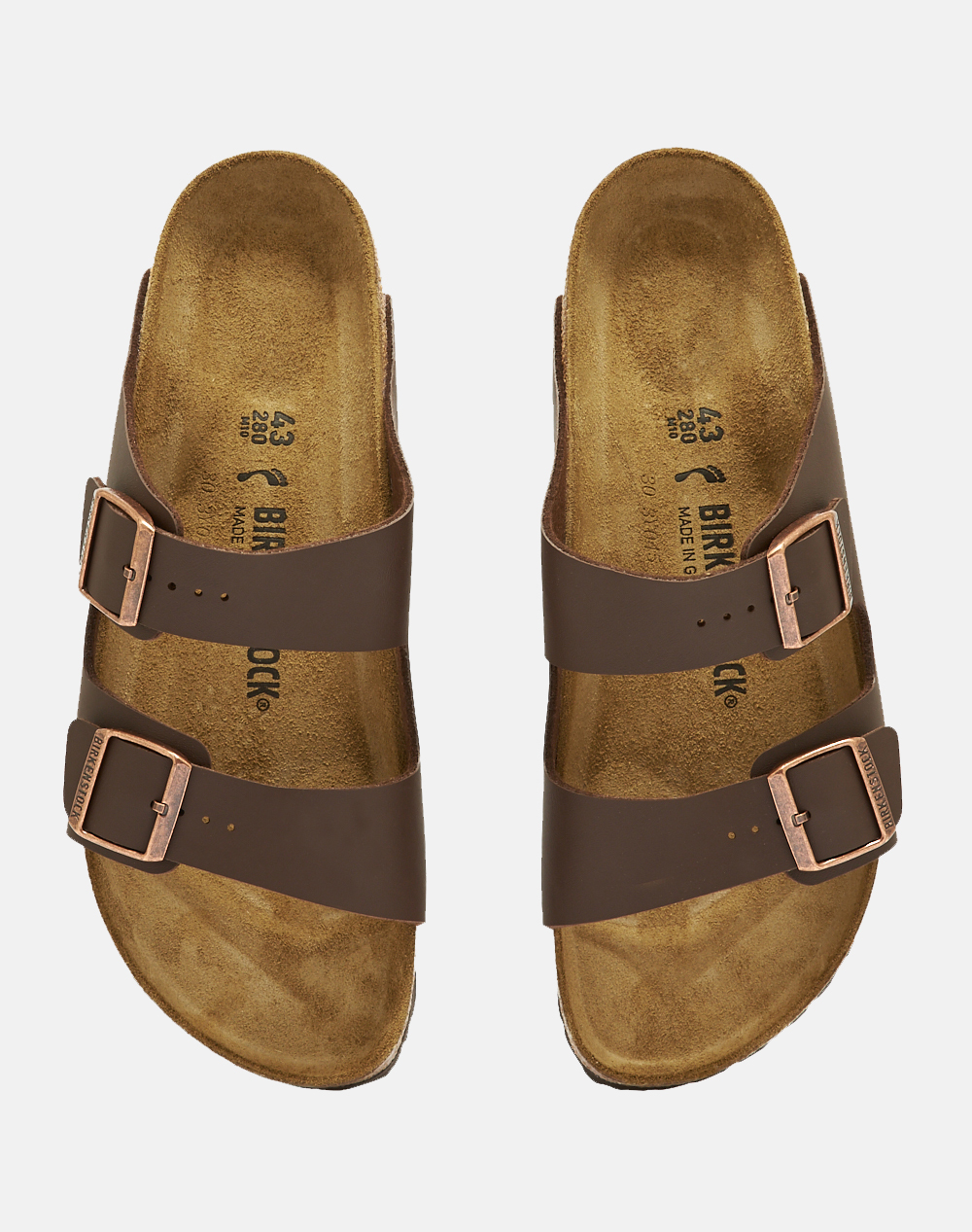 BIRKENSTOCK SYNTHETICS ARIZONA BF DARK BROWN 35 - 50 REGULAR CORE ESSENTIAL ЧЕХЛИ- UNISEX