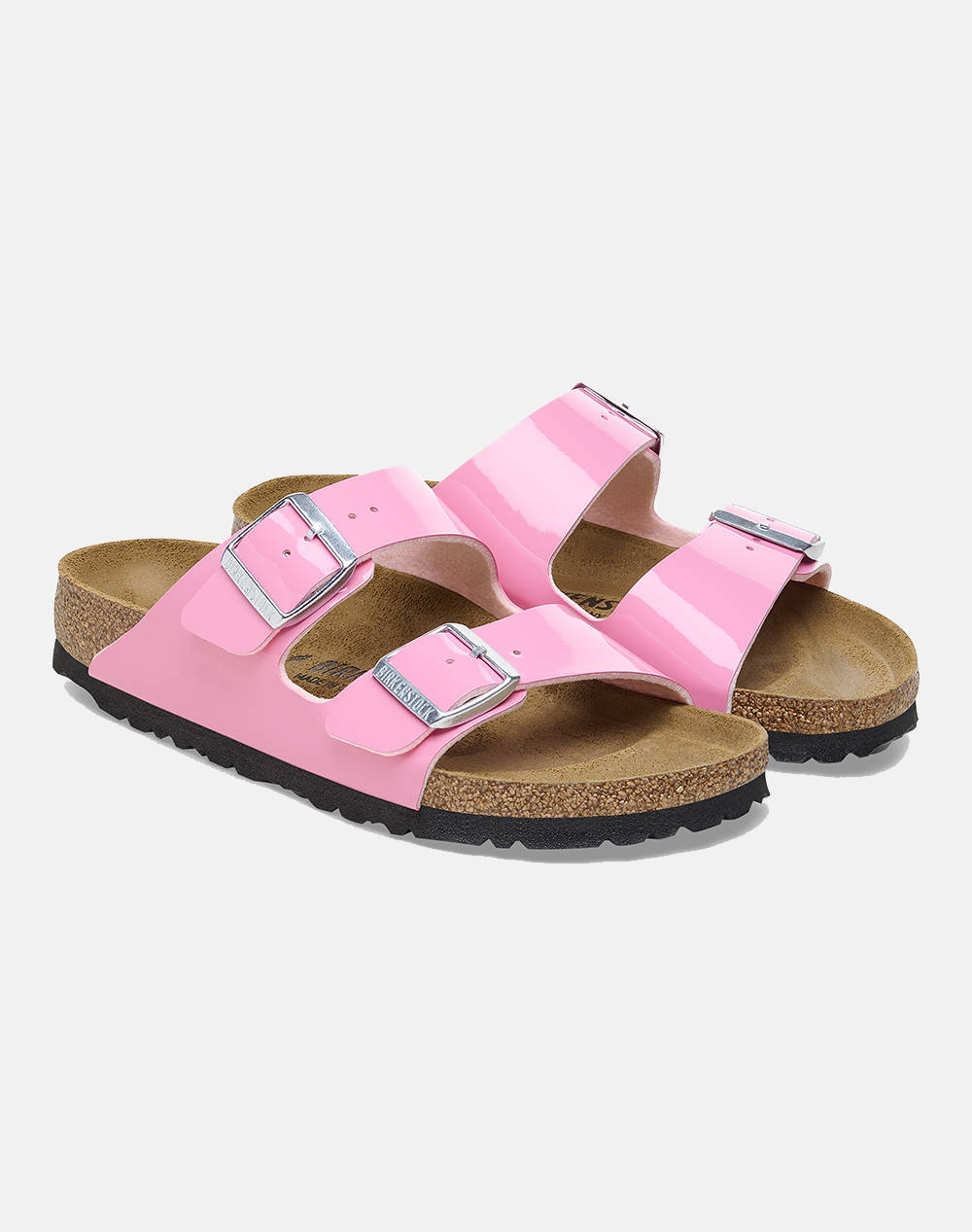 BIRKENSTOCK BS CLASSIC ARIZONA BF PATENT CANDY PINK/BLACK 35 - 43 NARROW SEASONAL WOMENS SHOE