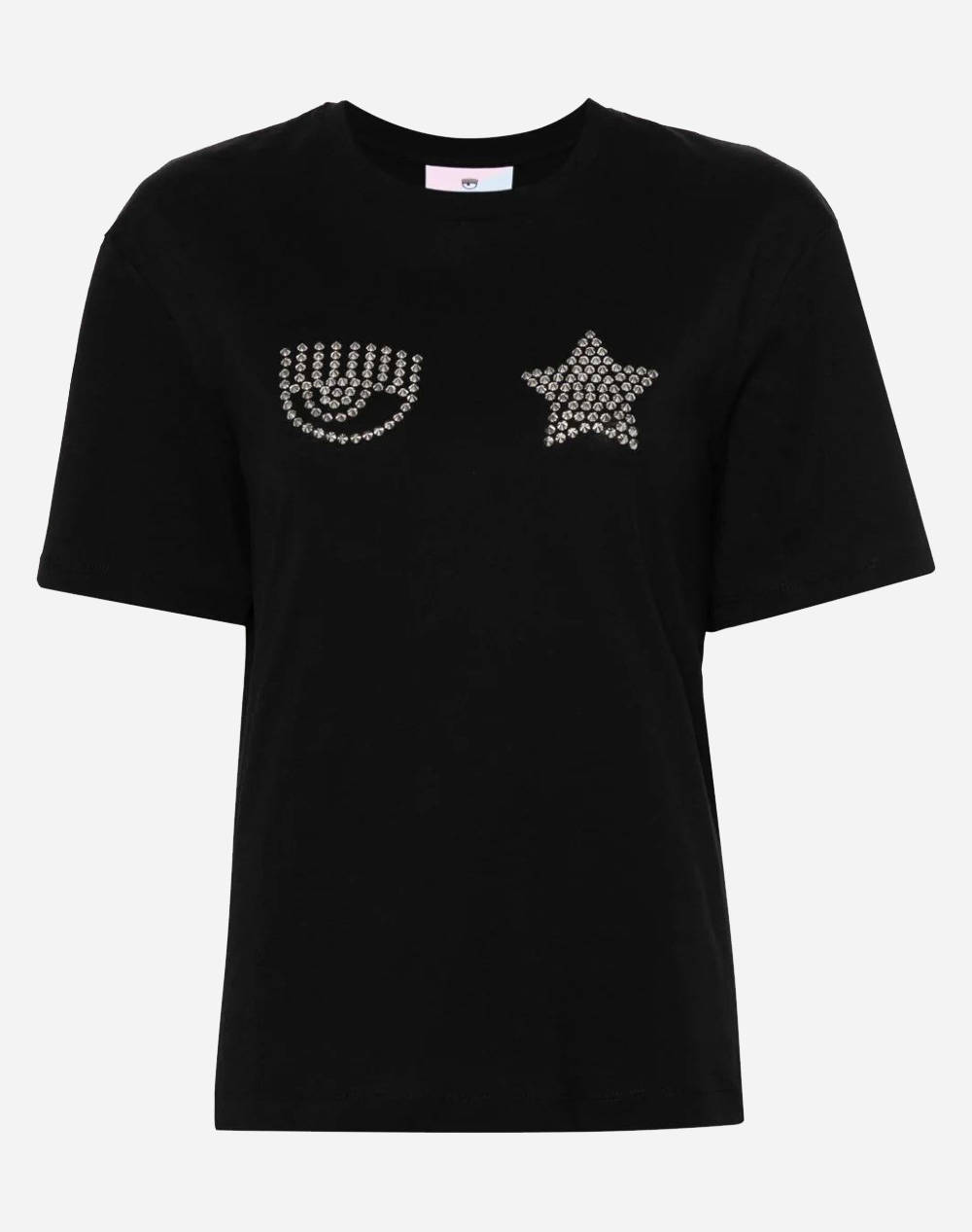 CHIARA FERRAGNI 76CBHG01CJG01 610 EYE STAR STUDS WOMENS T-SHIRT