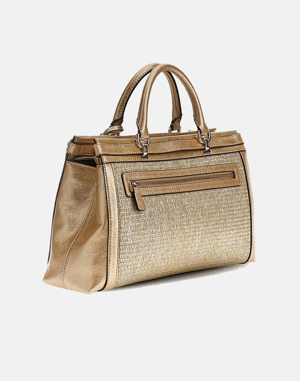 GUESS SESTRI LUXURY SATCHEL ДАМСКА ЧАНТА (Размери: 36 x 24 x 9 см)