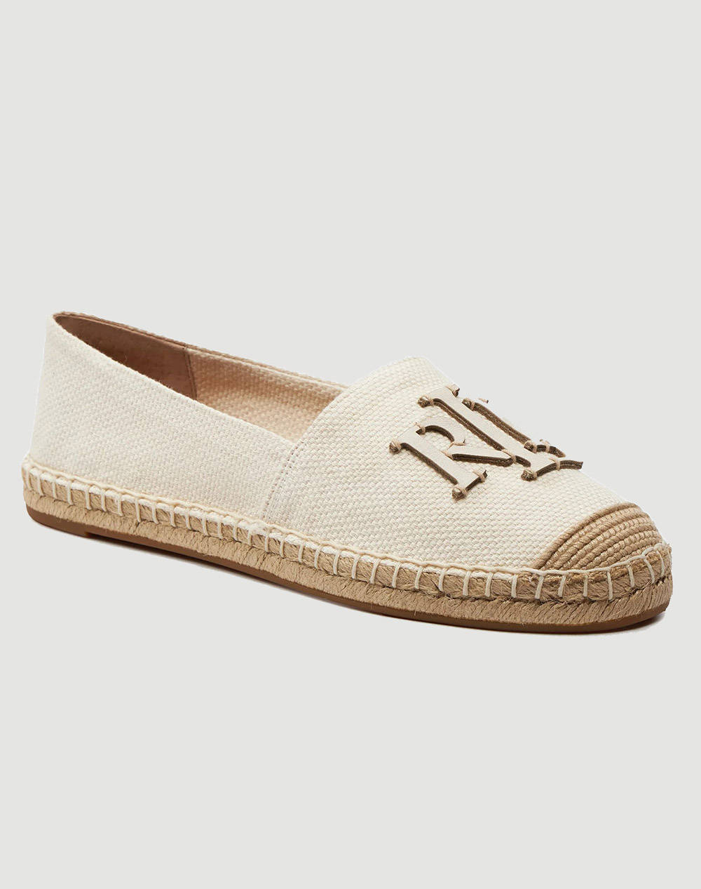 RALPH LAUREN CAMERYN LOGO-ESPADRILLES-FLAT