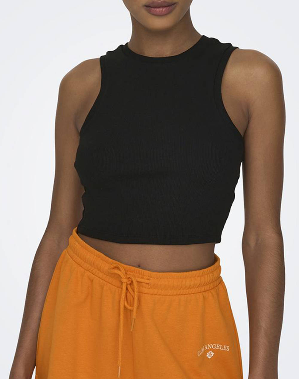 ONLY ONLVILMA S/L CROPPED TANK TOP JRS NOOS