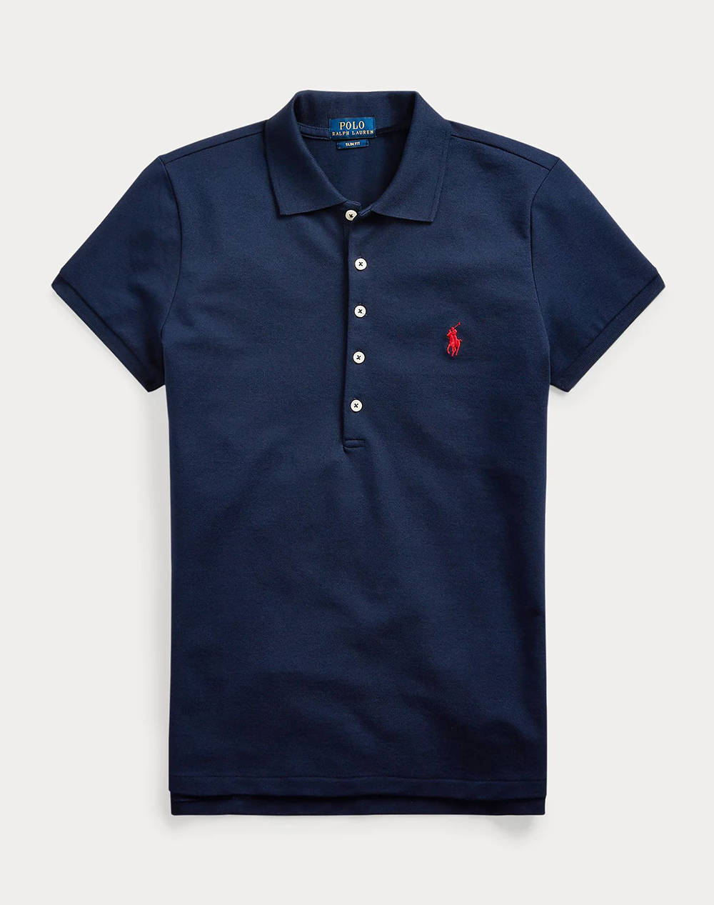 RALPH LAUREN JULIE POLO-SLIM-SHORT SLEEVE-POLO SHIRT