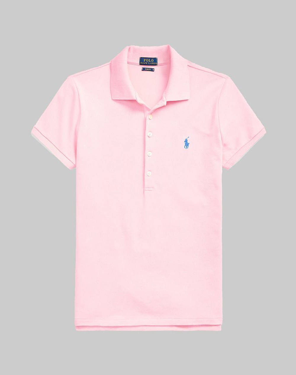 RALPH LAUREN JULIE POLO-SLIM-SHORT SLEEVE-POLO SHIRT