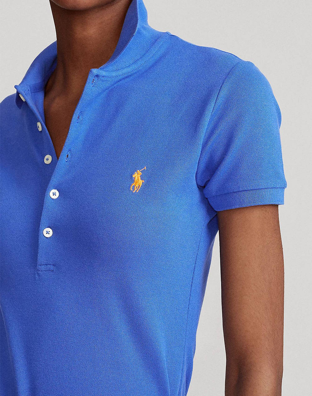 RALPH LAUREN JULIE POLO-SLIM-SHORT SLEEVE-POLO SHIRT