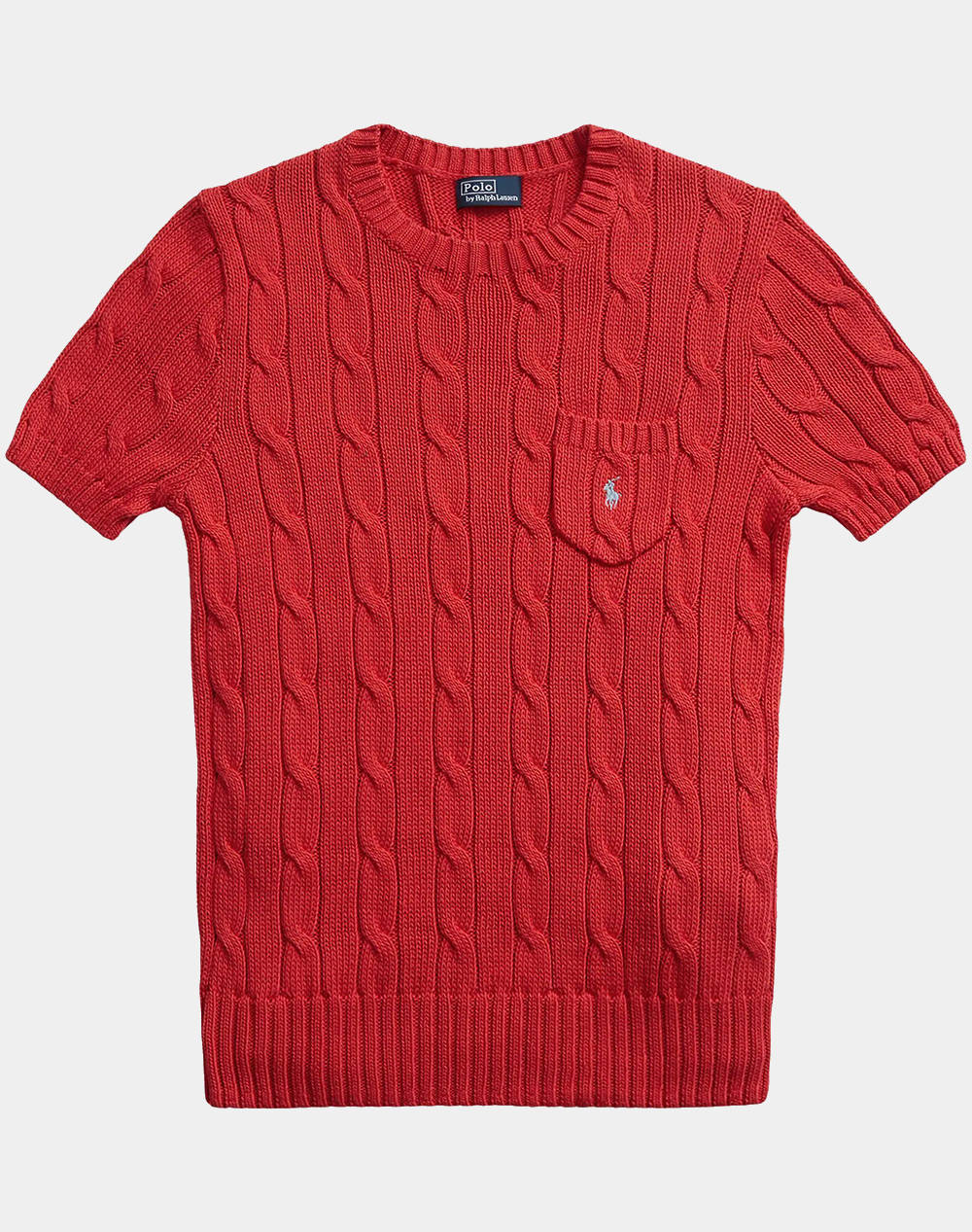 RALPH LAUREN CTN CBL TEE-SHORT SLEEVE-PULLOVER