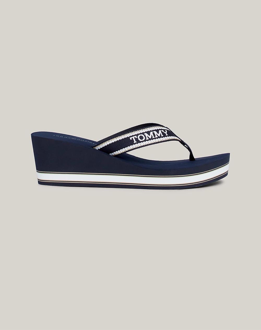 TOMMY HILFIGER HILFIGER WEDGE BEACH SANDAL