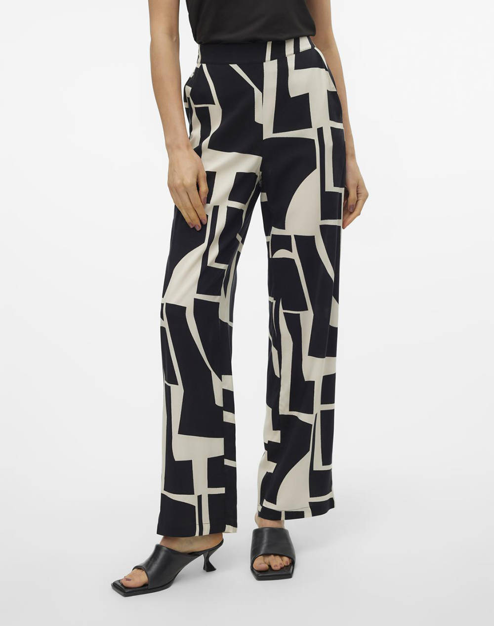 VERO MODA VMEASY JOY HW WIDE PANTS WVN GA