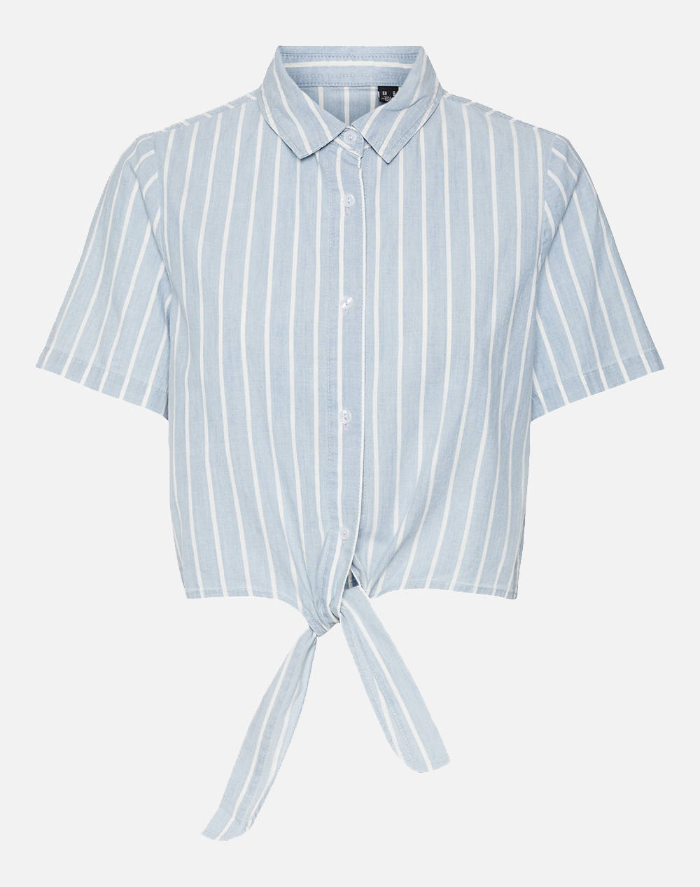 VERO MODA VMLEONIE 3/4 SHORT CHAMBRAY SHIRT