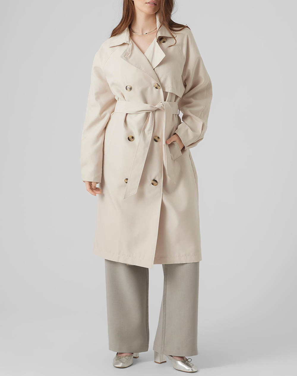 VERO MODA VMDOREEN LONG TRENCHCOAT BOOS