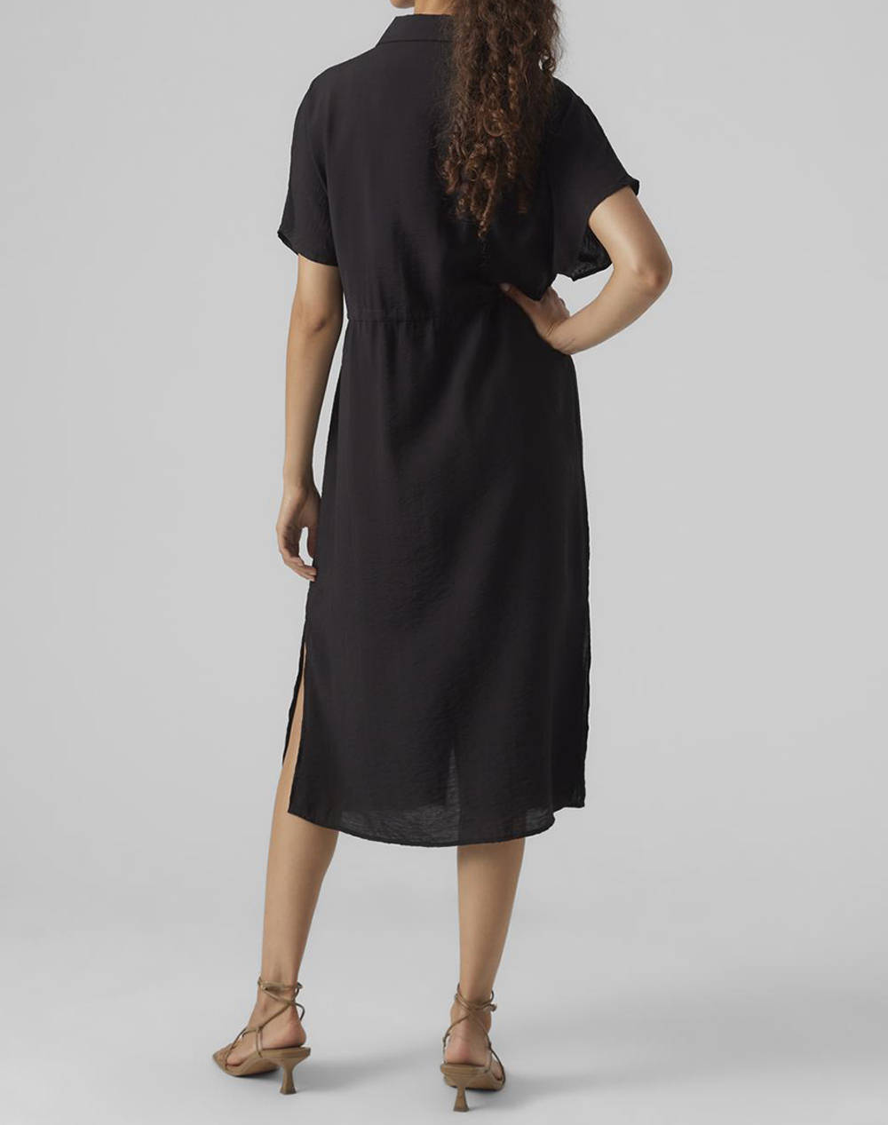 VERO MODA VMIRIS S/S SHIRT CALF DRESS WVN GA