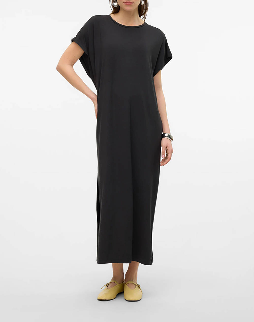 VERO MODA VMSINI SMART SS O-NECK 7/8 DRESS VMA