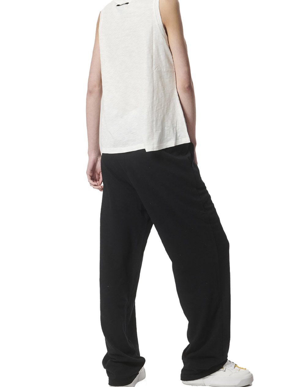 BODY ACTION WOMENS TERRY WIDE-LEG JAZZ PANTS