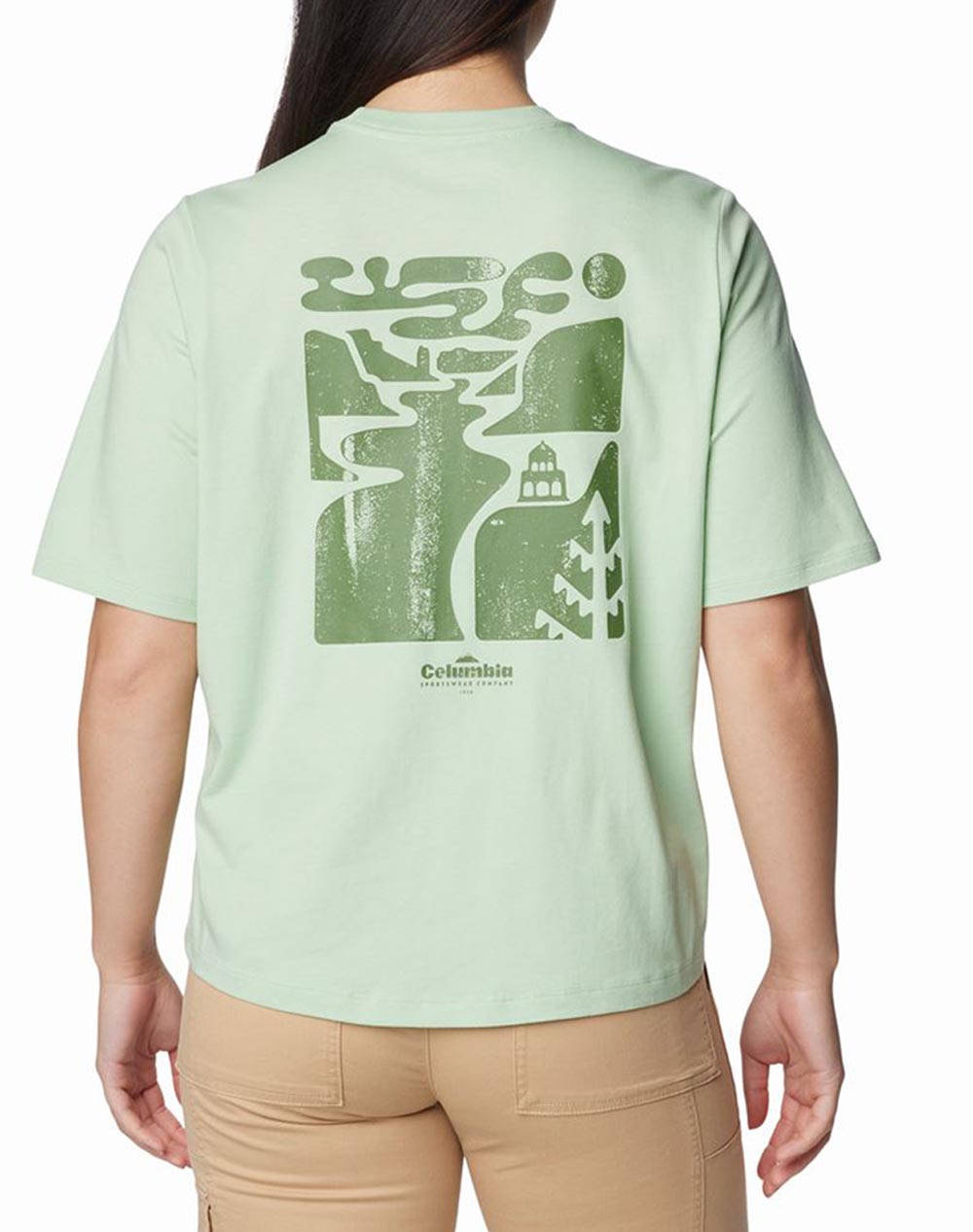 COLUMBIA Womens Blouse North Cascades™ Graphic SS Tee