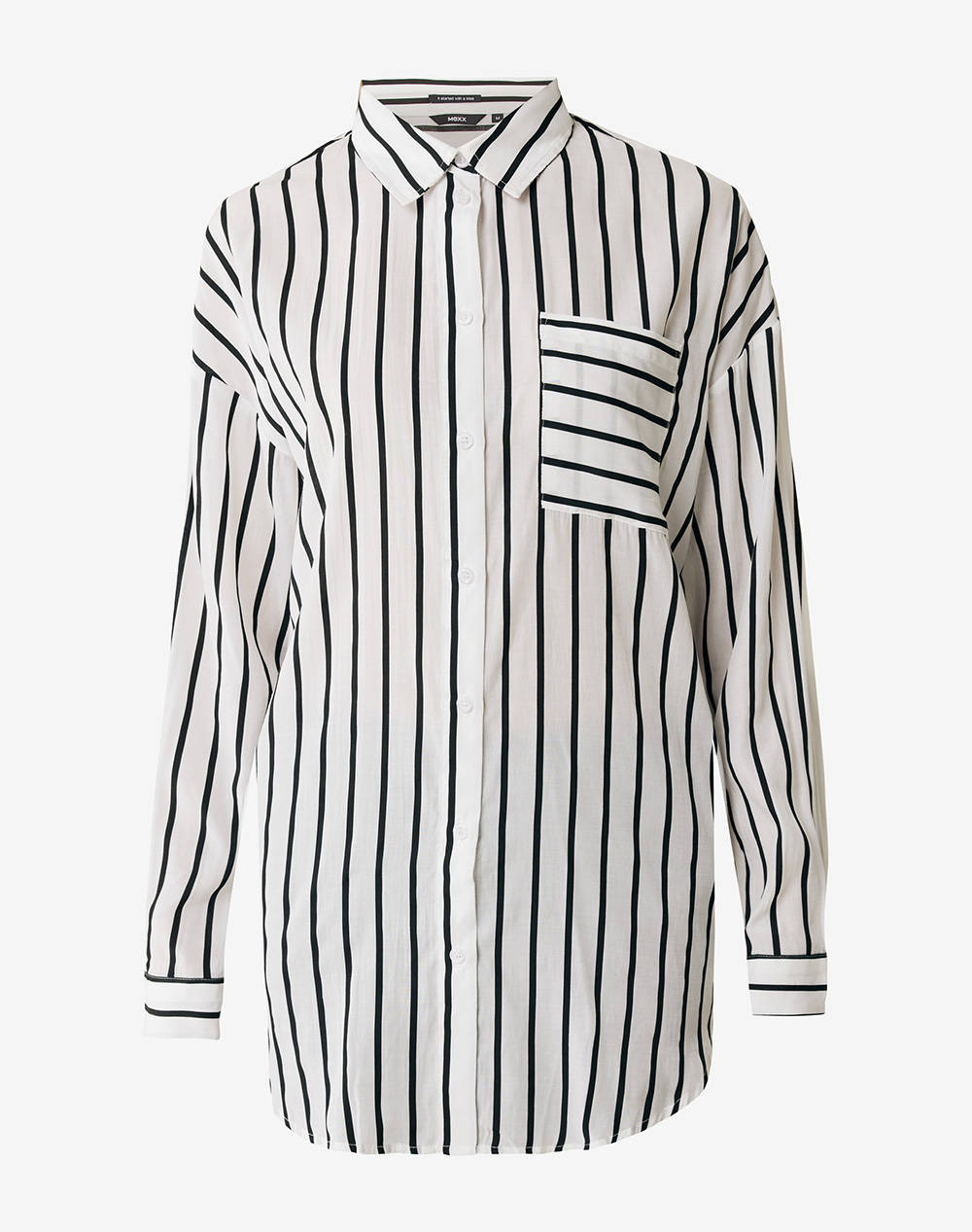 MEXX Striped blouse with chest pocket