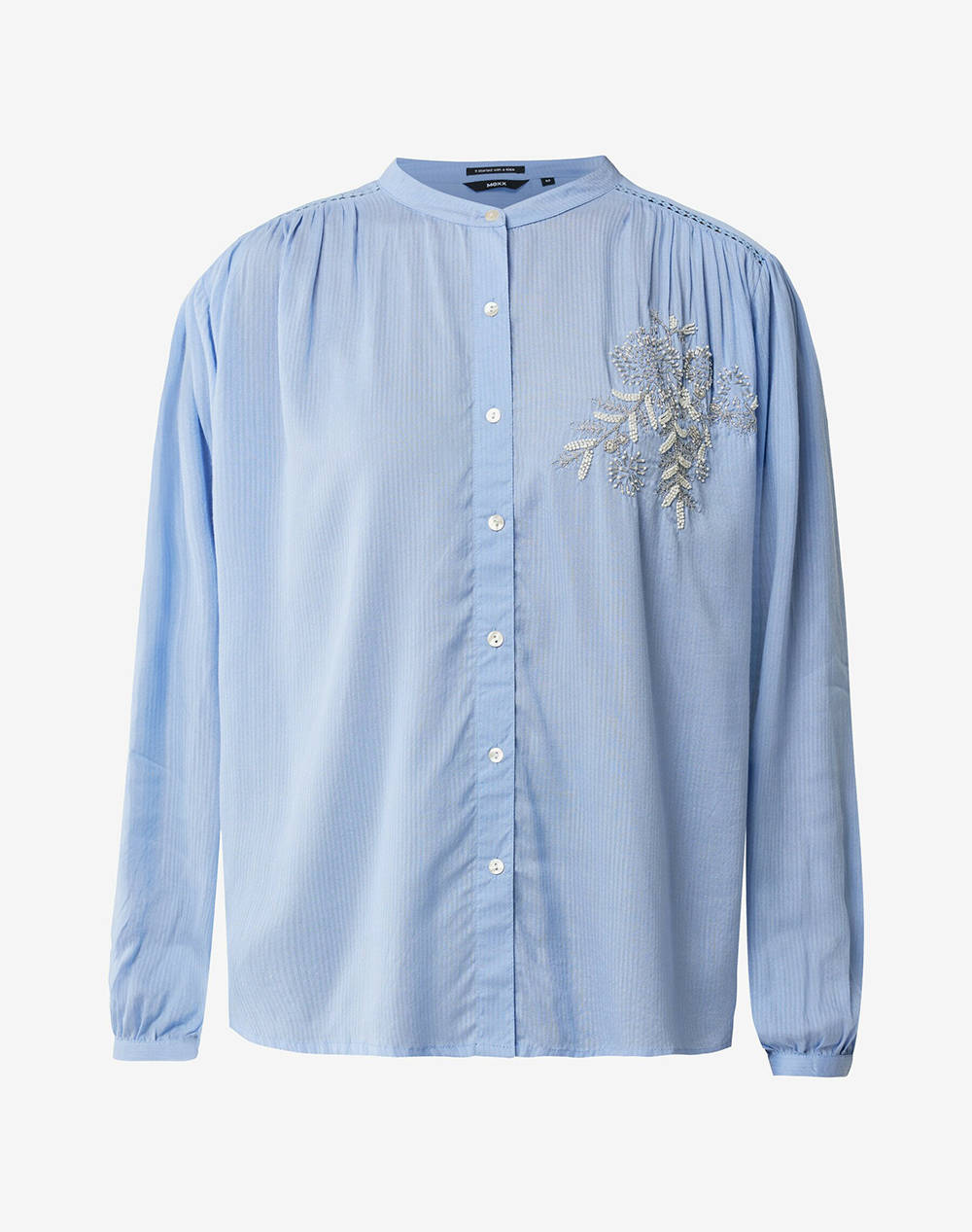 MEXX Blouse with chest embroidery