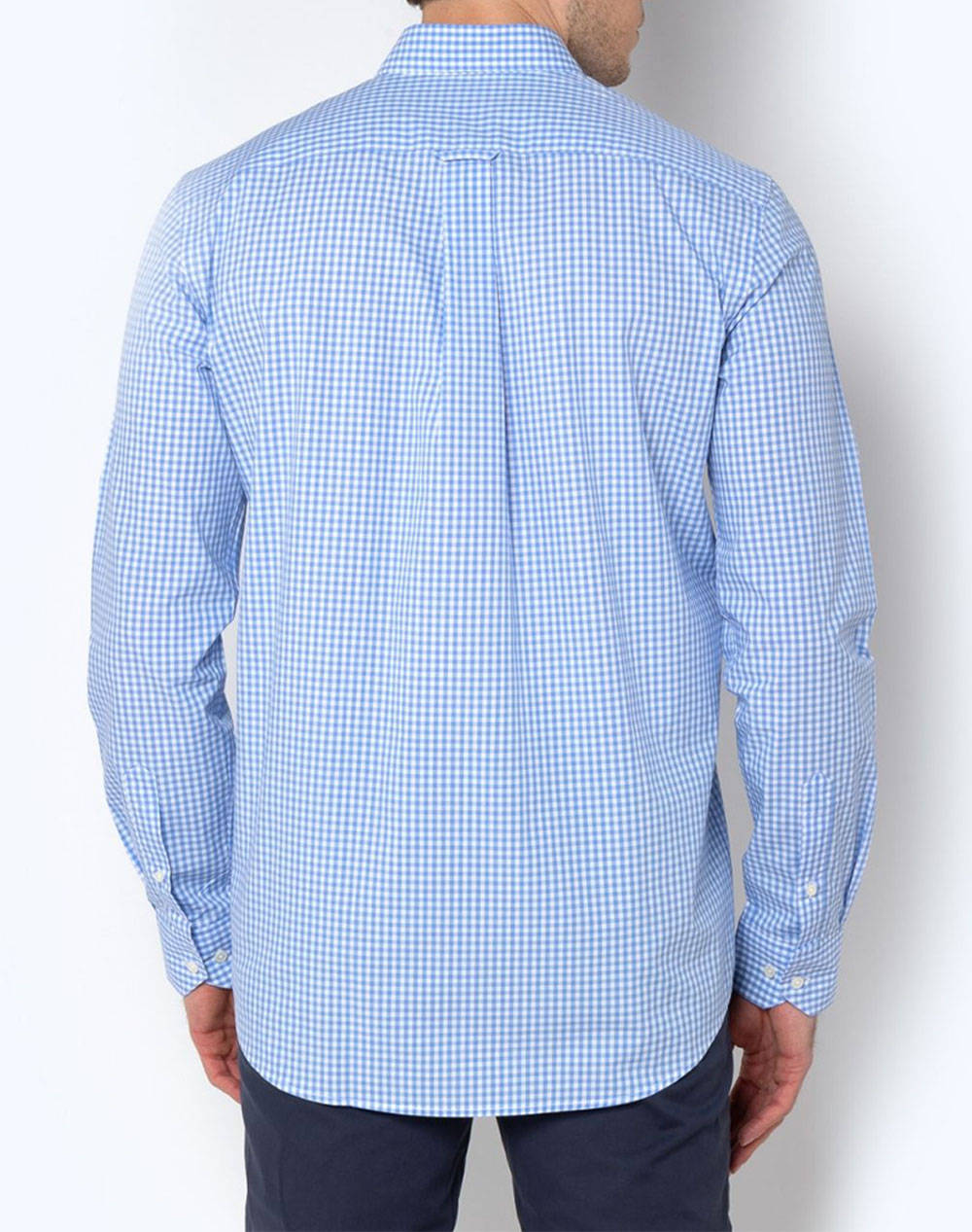 THE BOSTONIANS РИЗА MAVERICK POPLIN REGULAR FIT MedCheck POPLIN Button-down Regular Fit