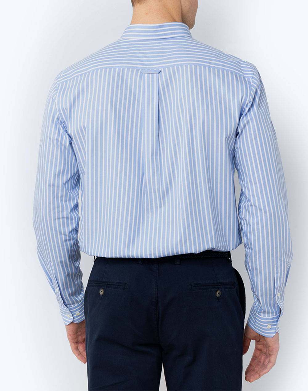 THE BOSTONIANS РИЗА ACORN POPLIN REGULAR FIT Stripe POPLIN Button-down Regular Fit