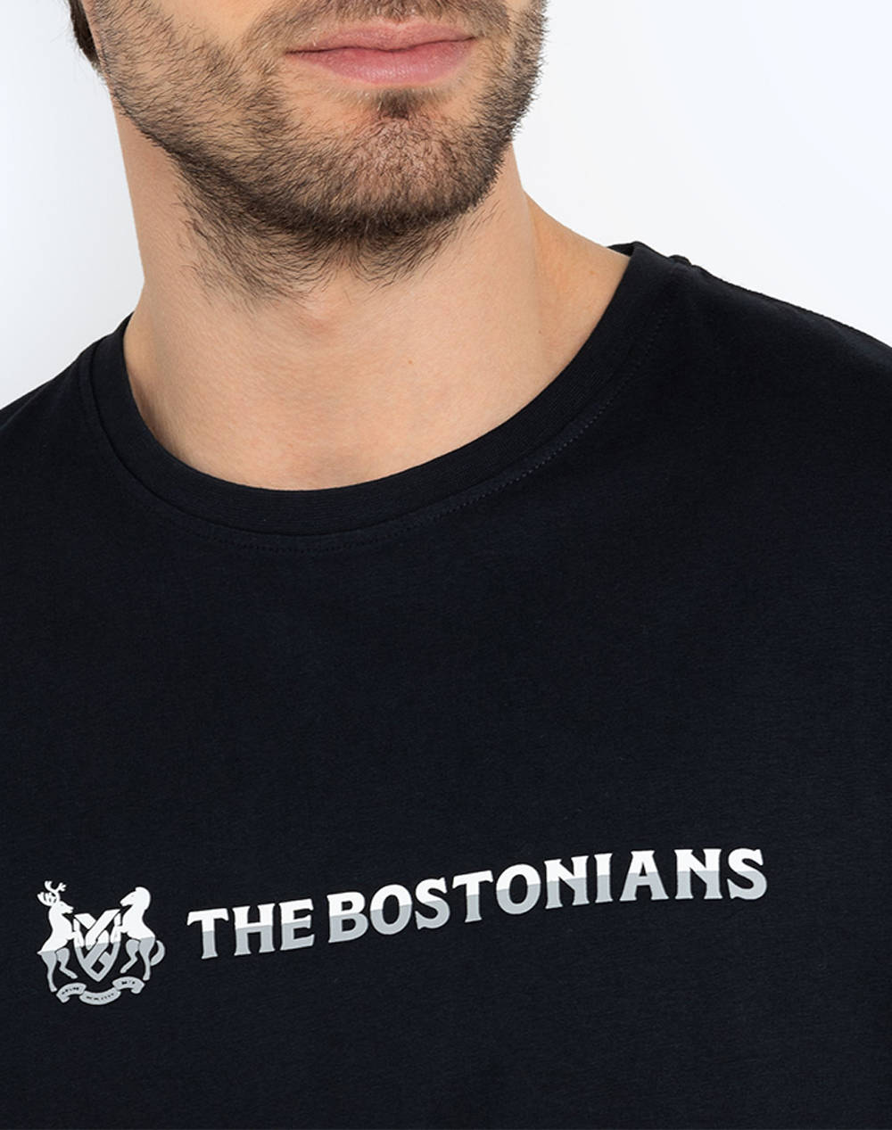 THE BOSTONIANS BLOUSE T-SHIRT TWO-TONE LOGO REGULAR