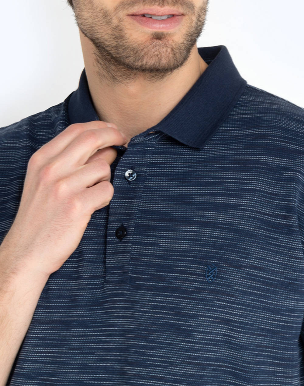 THE BOSTONIANS BLOUSE POLO PIQUE SLUB REGULAR