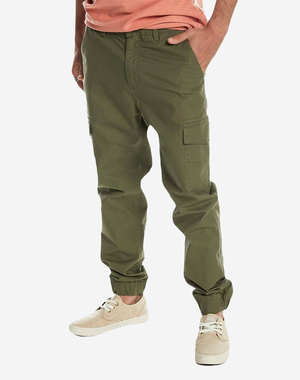 QUIKSILVER MW CUFFED CARGO MENS TROUSERS