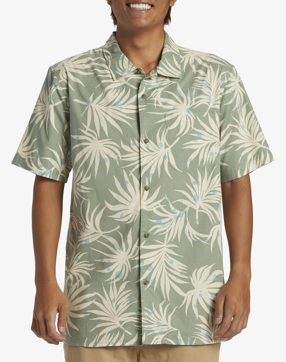 QUIKSILVER BEACH CLUB CASUAL SS MENS SHIRT