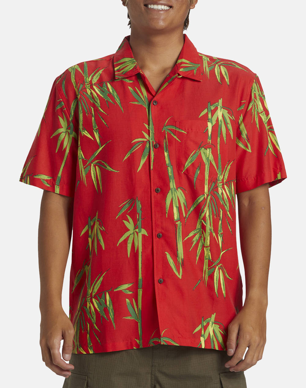 QUIKSILVER BAMBOO DNA ISLAND SS MENS SHIRT