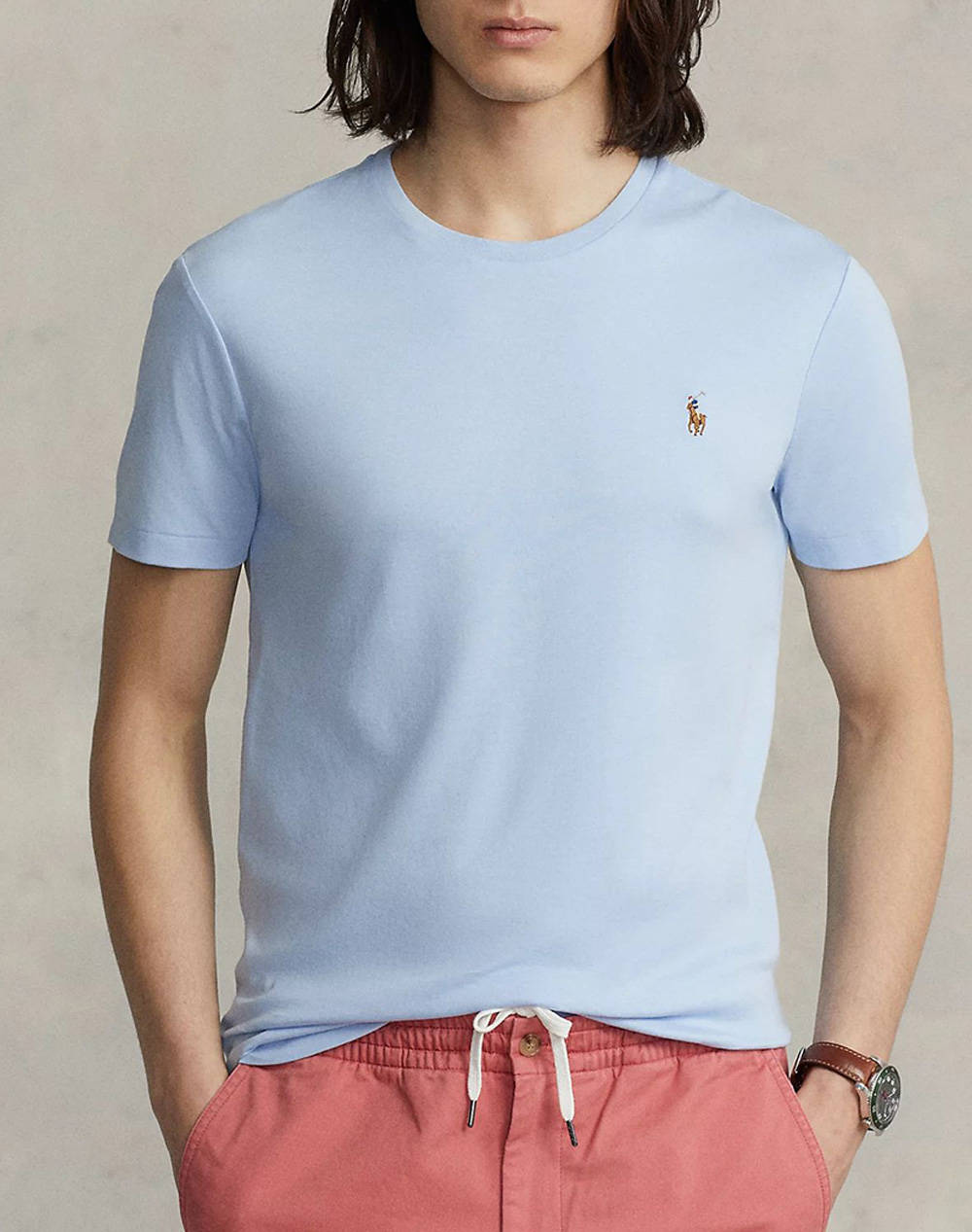 RALPH LAUREN SSCNCMSLM1-SHORT SLEEVE-T-SHIRT