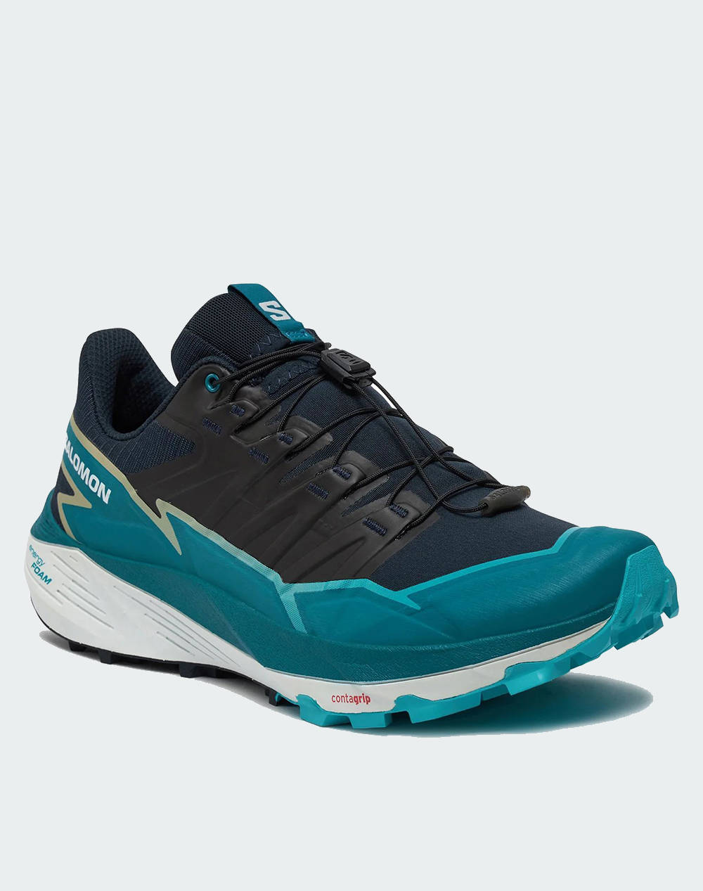 SALOMON TRAIL RUNNING - CROSS THUNDERCROSS CARBON / TAHITIAN TIDE / PEACOCK BLUE MENS SHOE