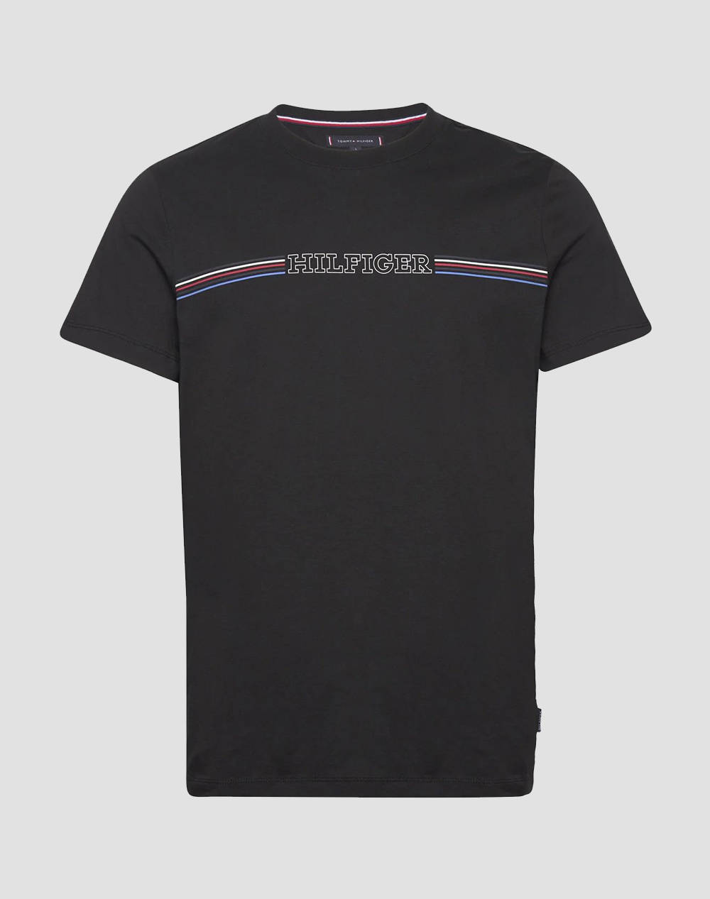 TOMMY HILFIGER STRIPE CHEST TEE