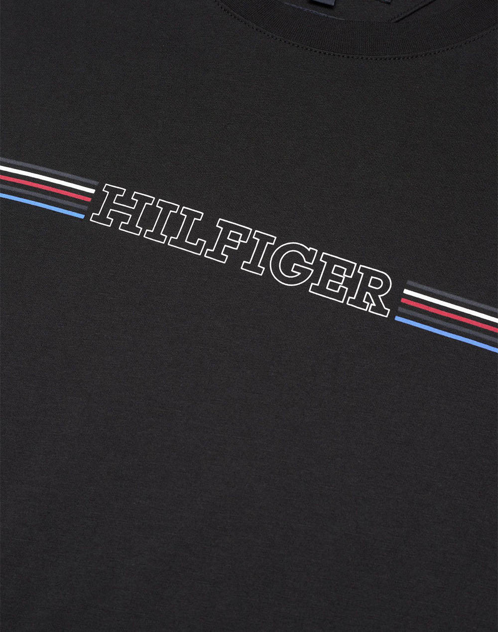 TOMMY HILFIGER STRIPE CHEST TEE