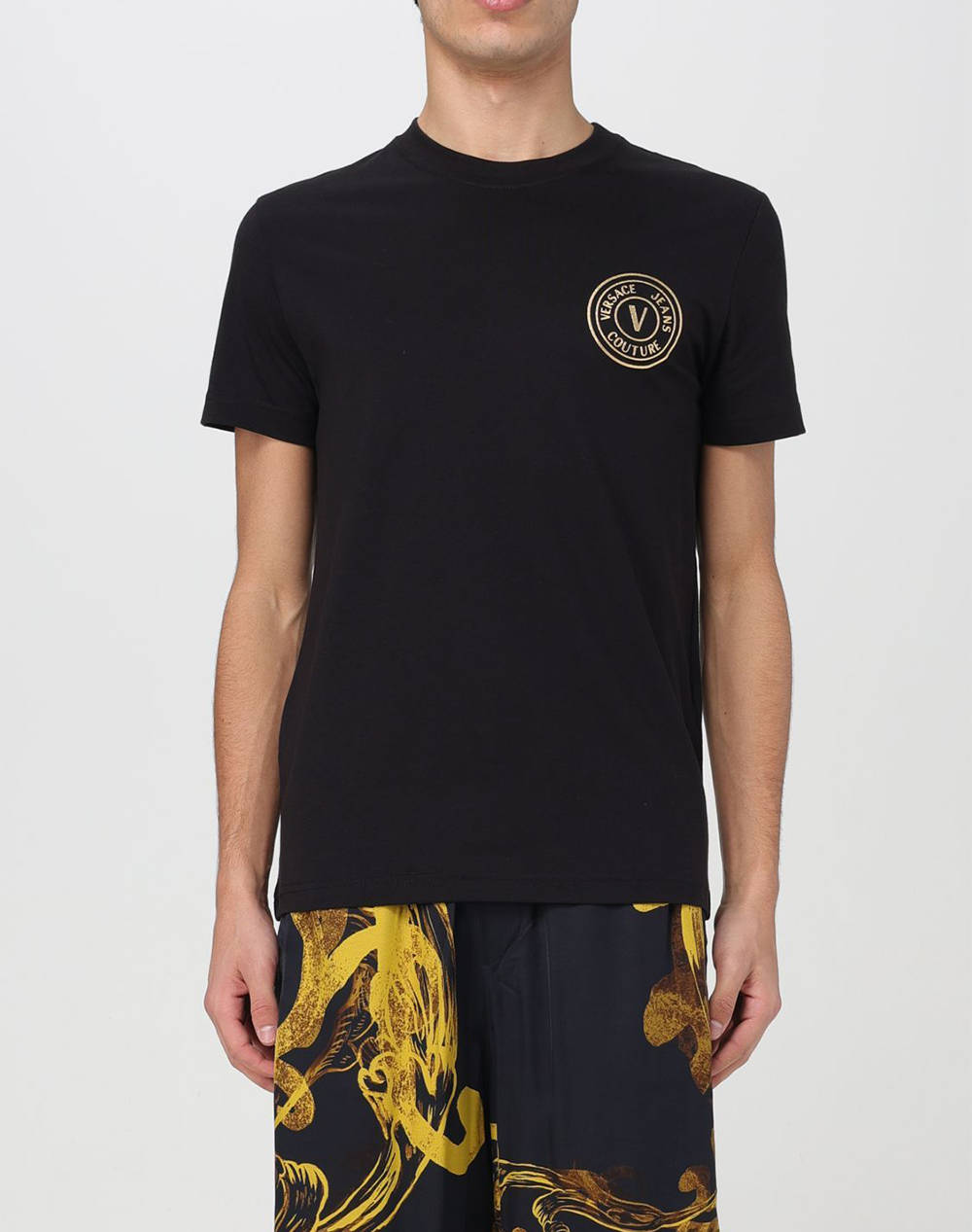 VERSACE JEANS 76GAHT02CJ00T 76UP600 S VEMBL T.FOIL SM MENS T-SHIRT