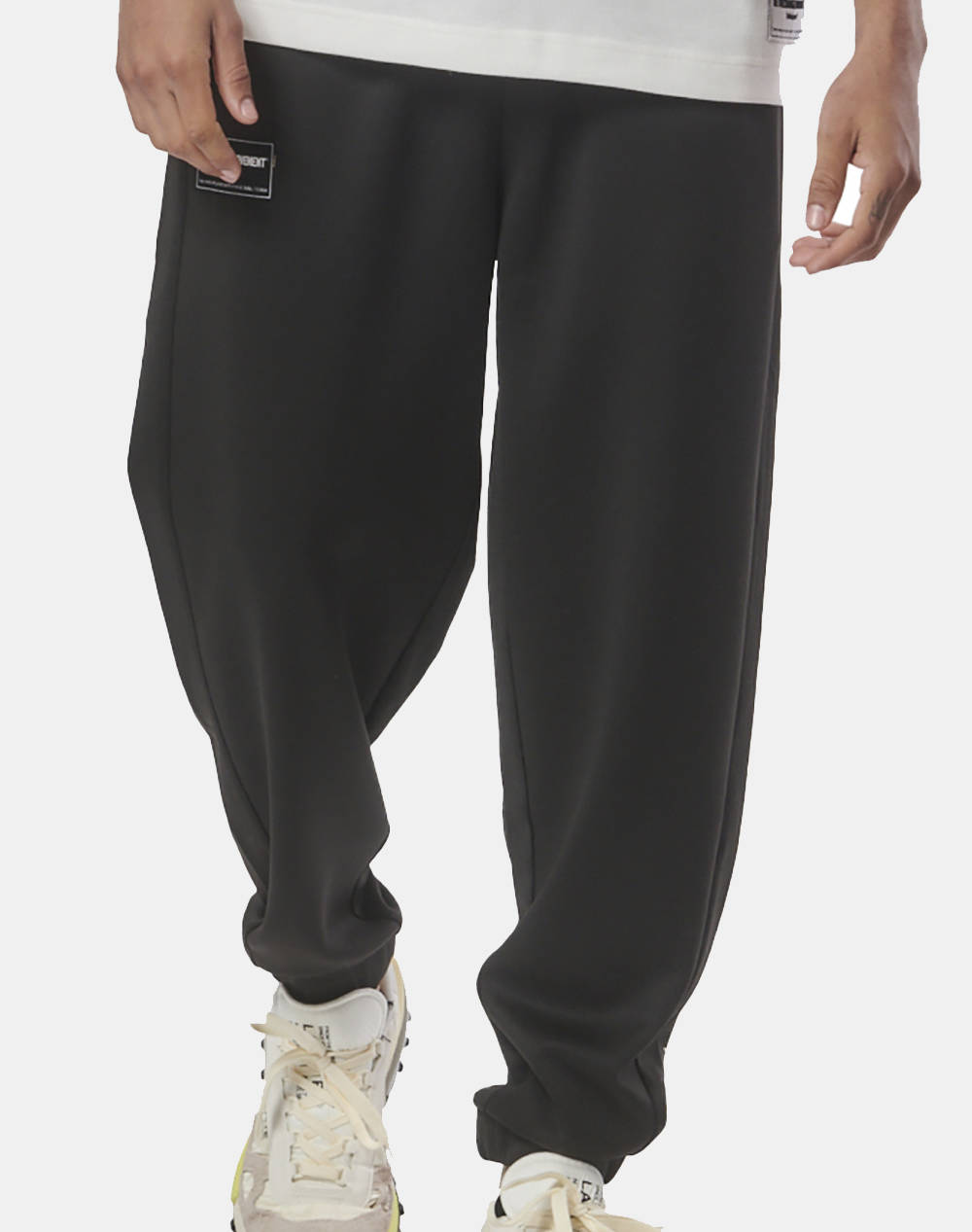 BODY ACTION MENS TECH FLEECE OVERSIZED PANTS