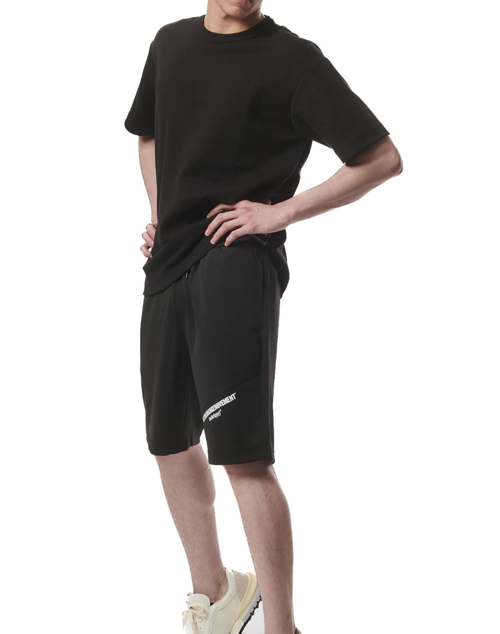 BODY ACTION MENS TECH FLEECE LIFESTYLE SHORTS