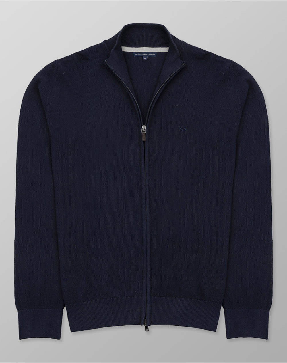 OXFORD COMPANY CARDIGAN ZIP 100%COTTON