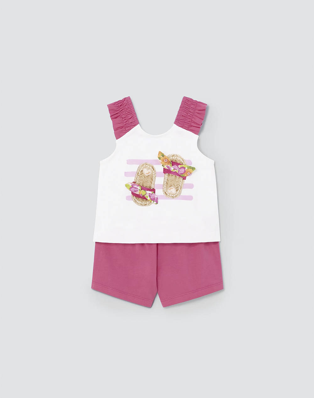 MAYORAL Applique shorts set