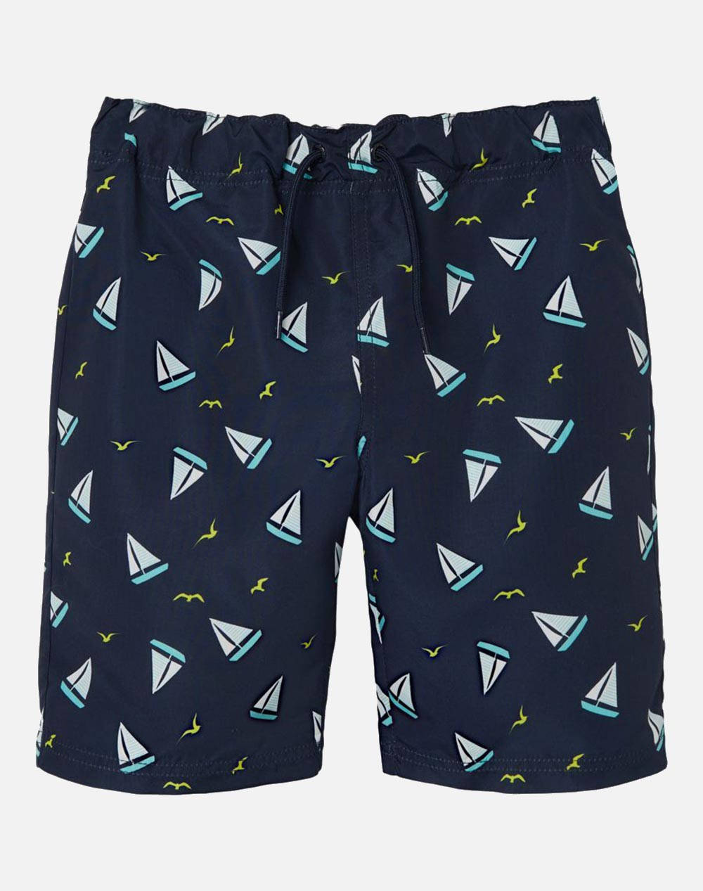 NAME IT NKMZORRO LONG SWIM SHORTS TB