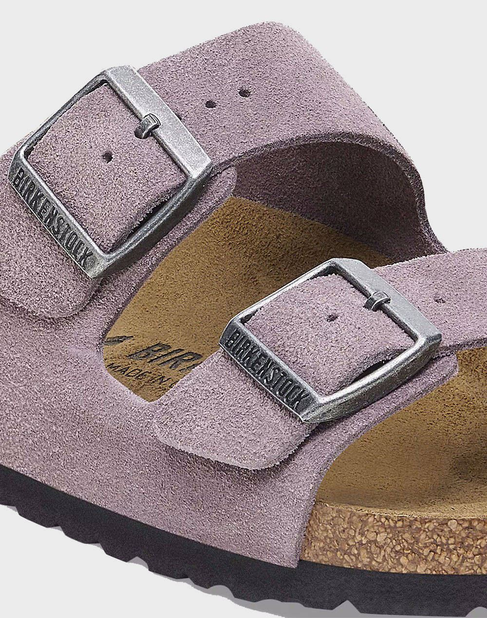 BIRKENSTOCK LEATHER ARIZONA LEVE FADED PURPLE 35 - 46 NARROW SEASONAL CLASSIC ADULTS LEA SHOE UNISEX