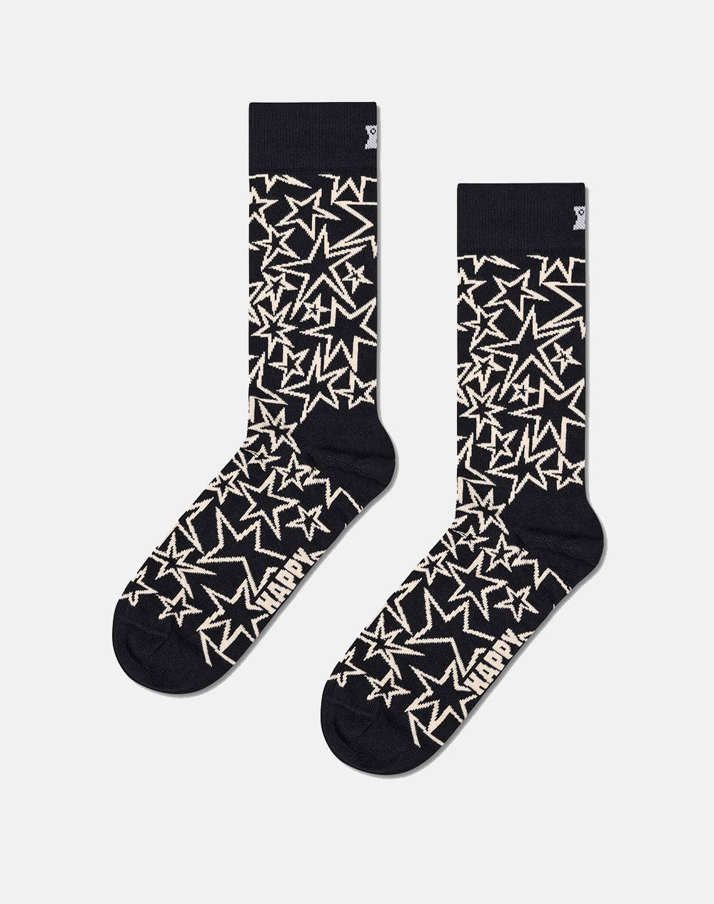 HAPPY SOCKS 3-Pack Black And White Gift Set