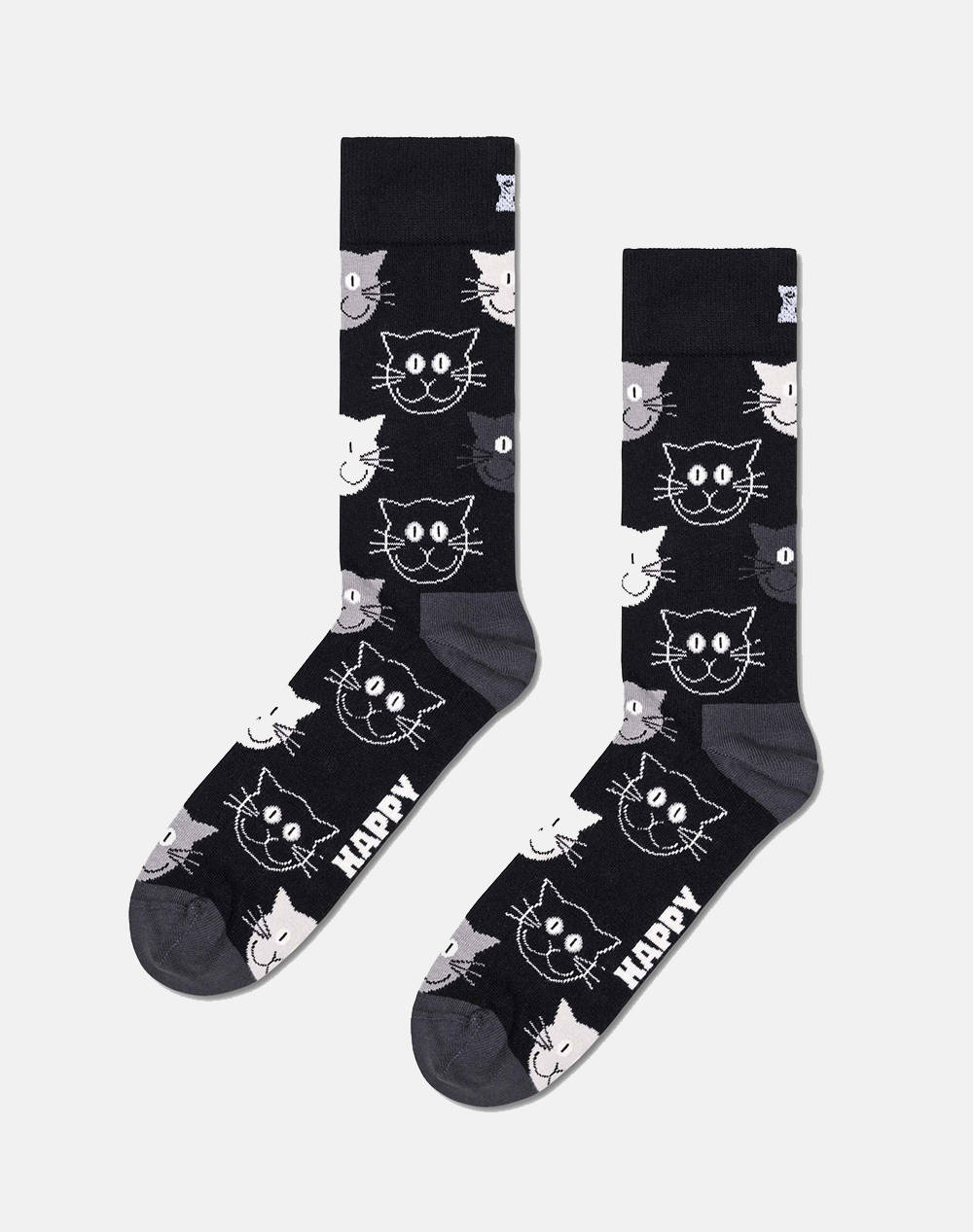 HAPPY SOCKS 3-Pack Mixed Cat Socks Gift Set