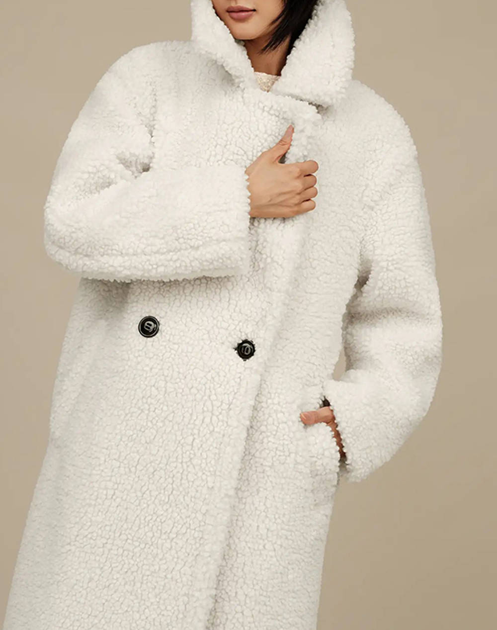 UGG Gertrude Long Teddy Coat