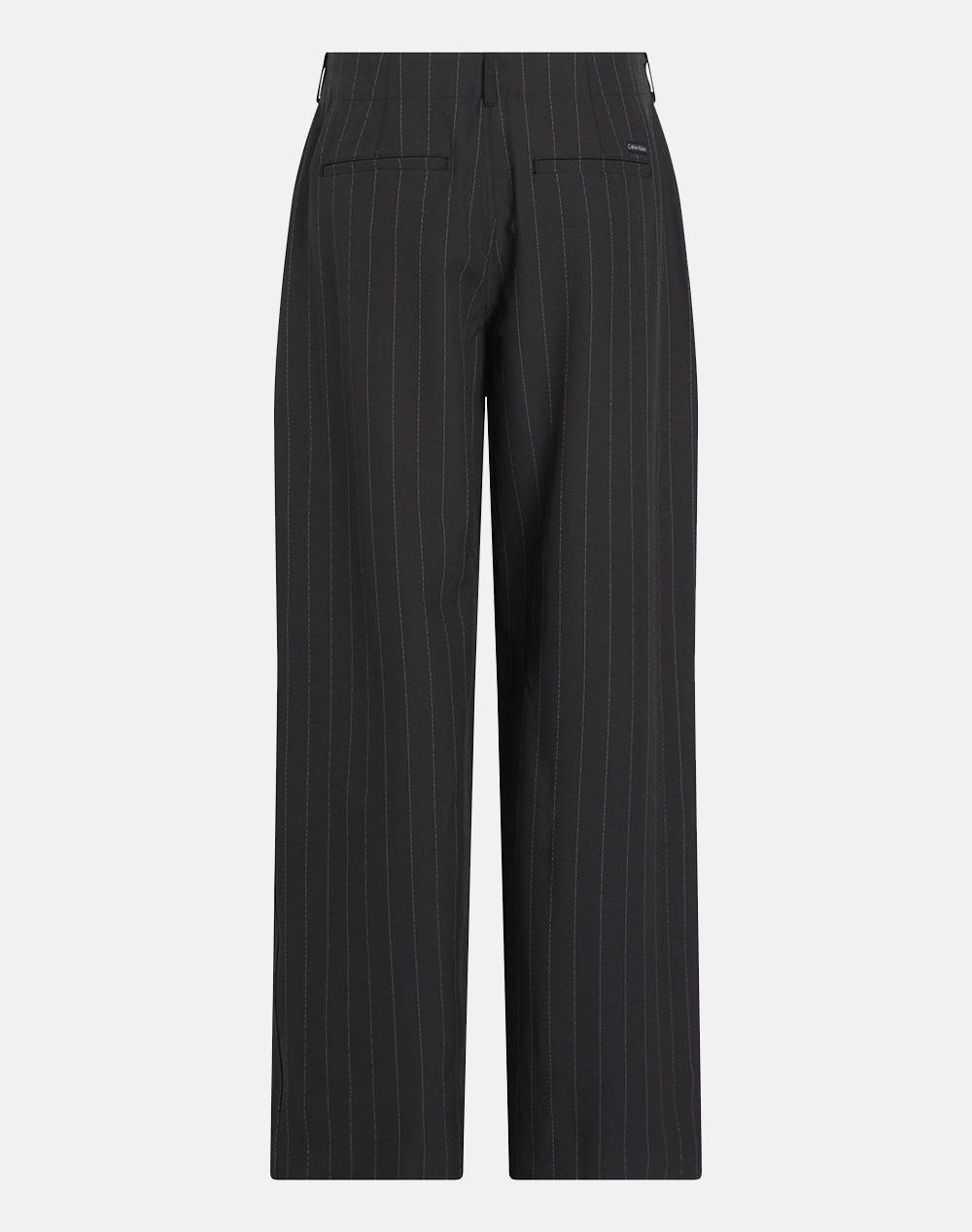 CALVIN KLEIN SOFT CREPE PINSTRIPE PANT