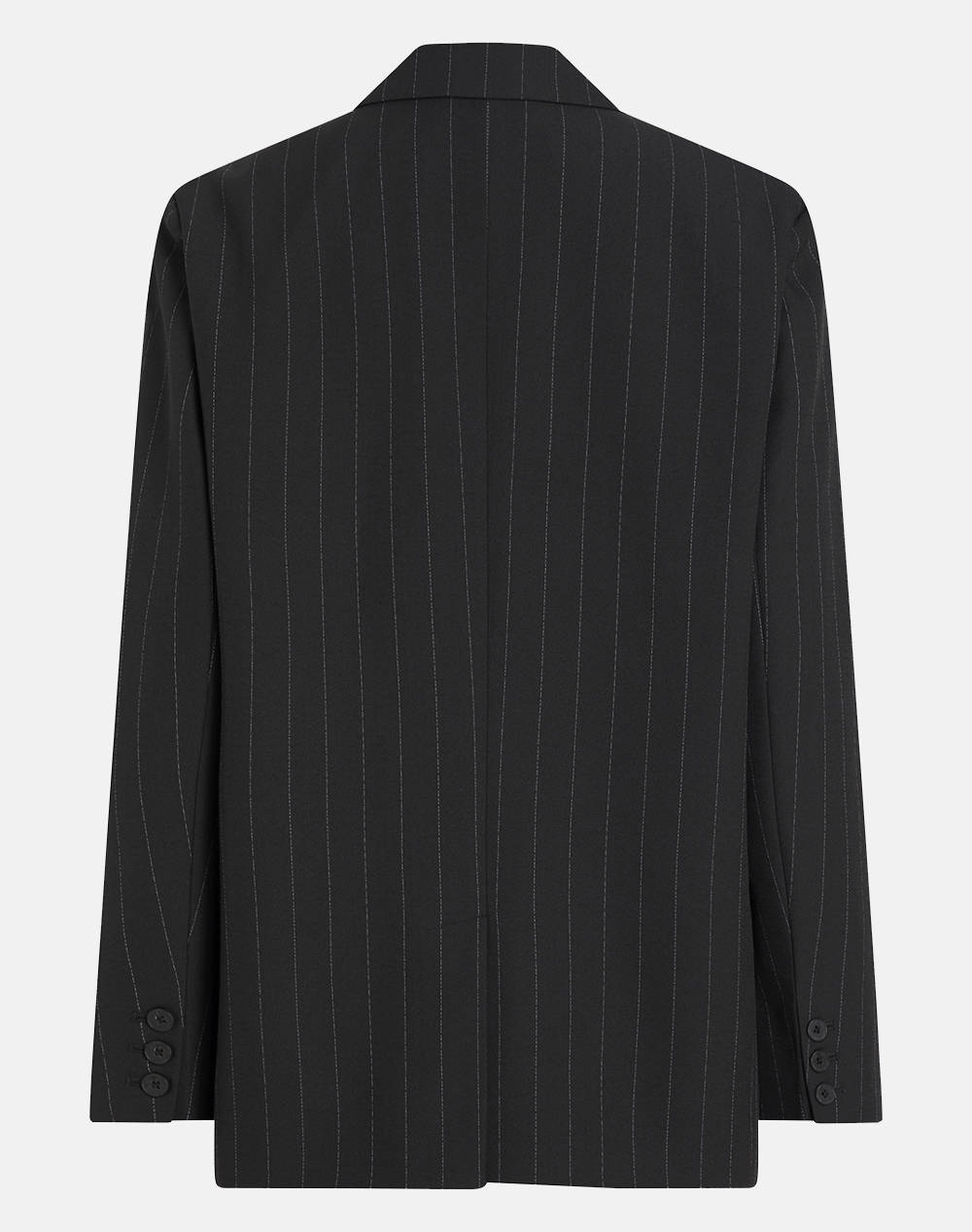 CALVIN KLEIN SOFT CREPE PINSTRIPE BLAZER