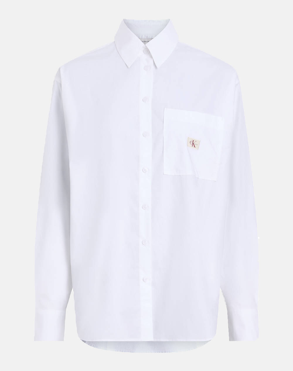 CALVIN KLEIN WOVEN LABEL RELAXED SHIRT