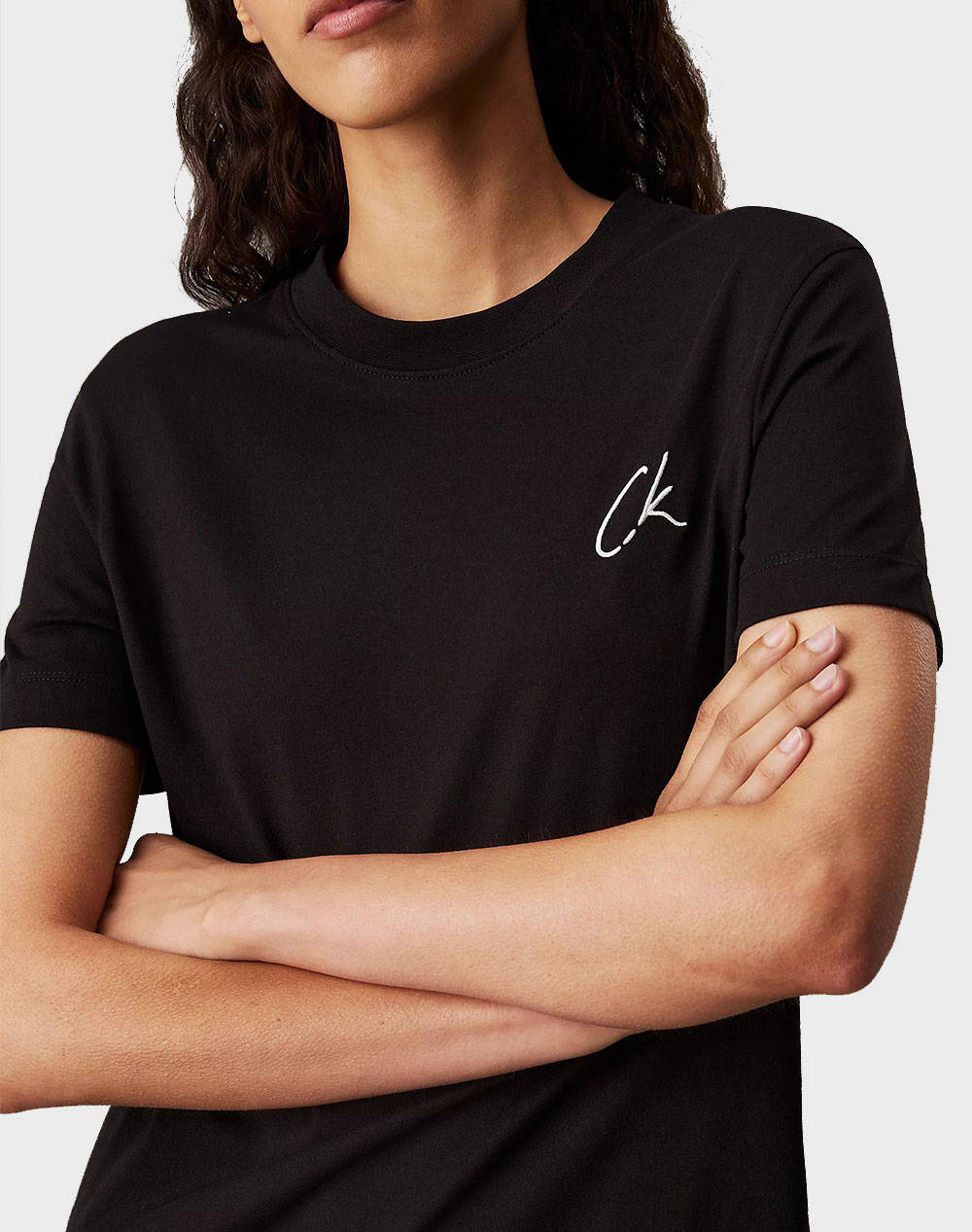 CALVIN KLEIN EMBROIDERED CK REGULAR TEE