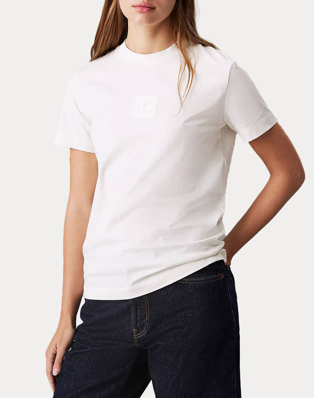 CALVIN KLEIN EMBROIDERED BOX REGULAR TEE