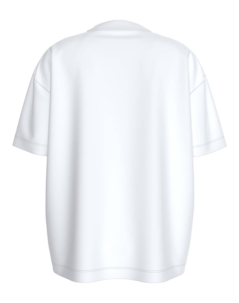 CALVIN KLEIN TEXTURED MONOLOGO BOYFRIEND TEE