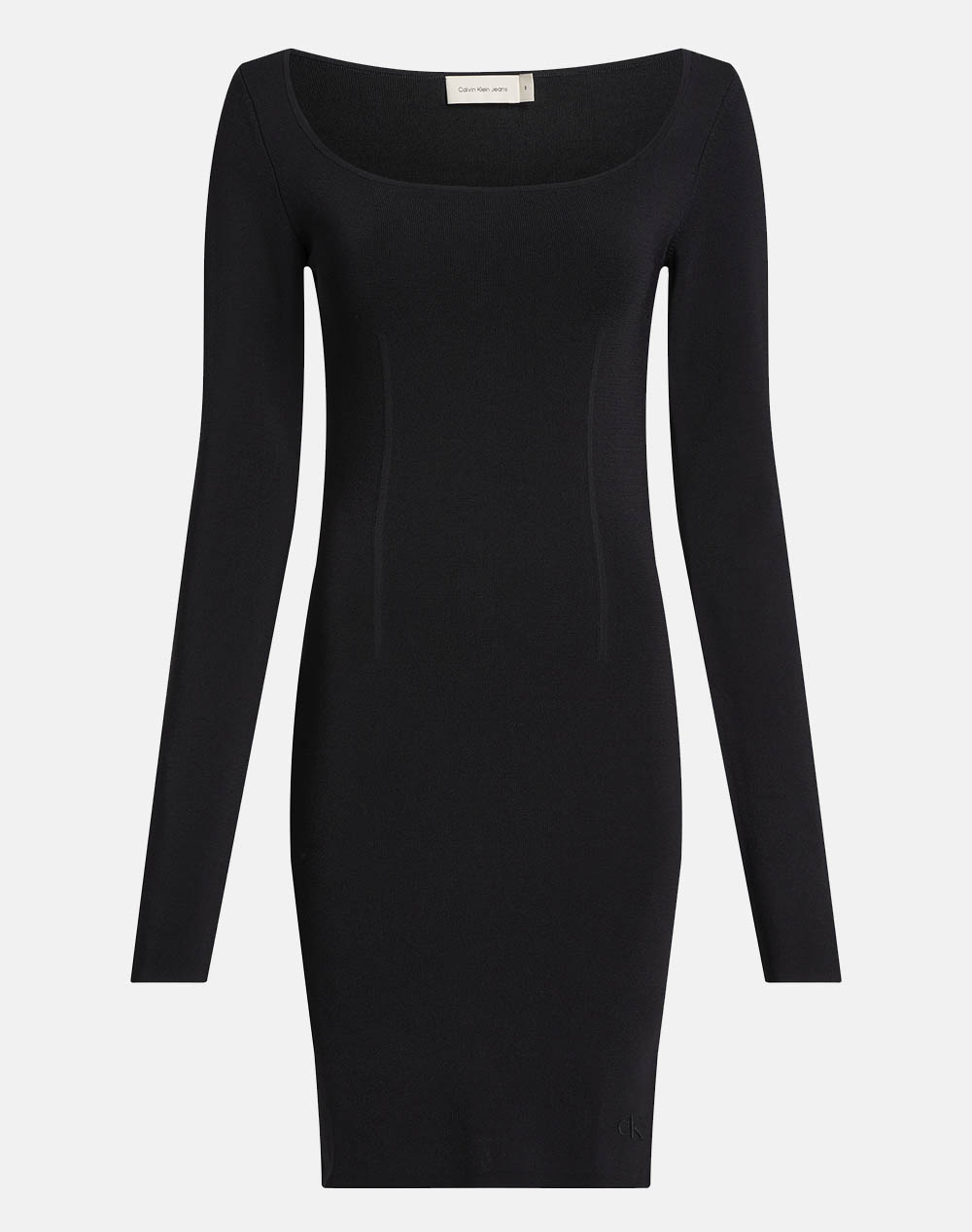 CALVIN KLEIN SCULPTED LS SWEATER DRESS