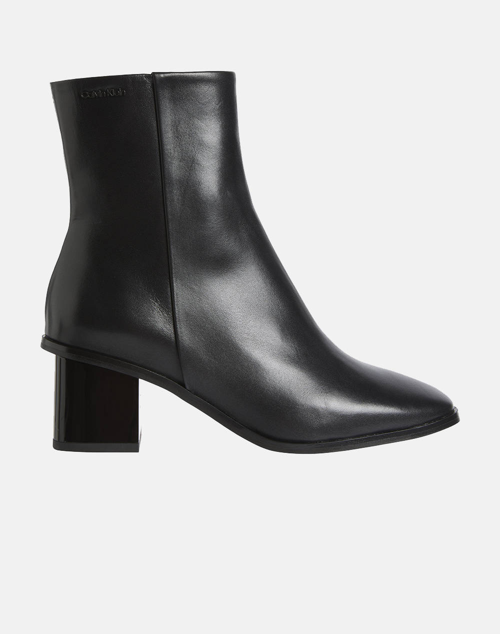 CALVIN KLEIN HEEL ANKLE BOOT 50 W/ML LTH