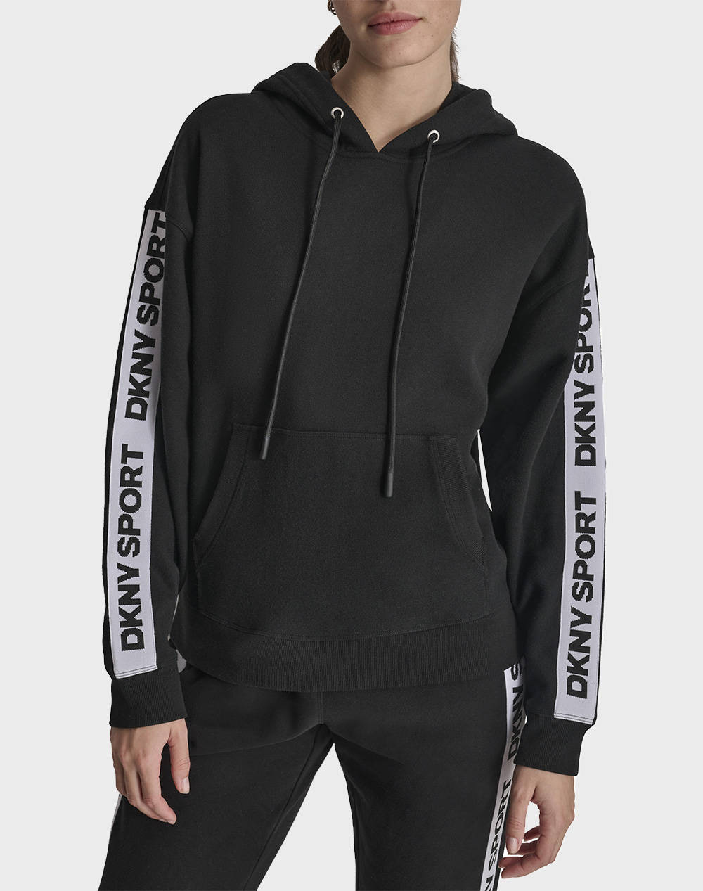 DKNY DP4T9950 LOGO SWEATSHIRT WITH HOOD DKNY